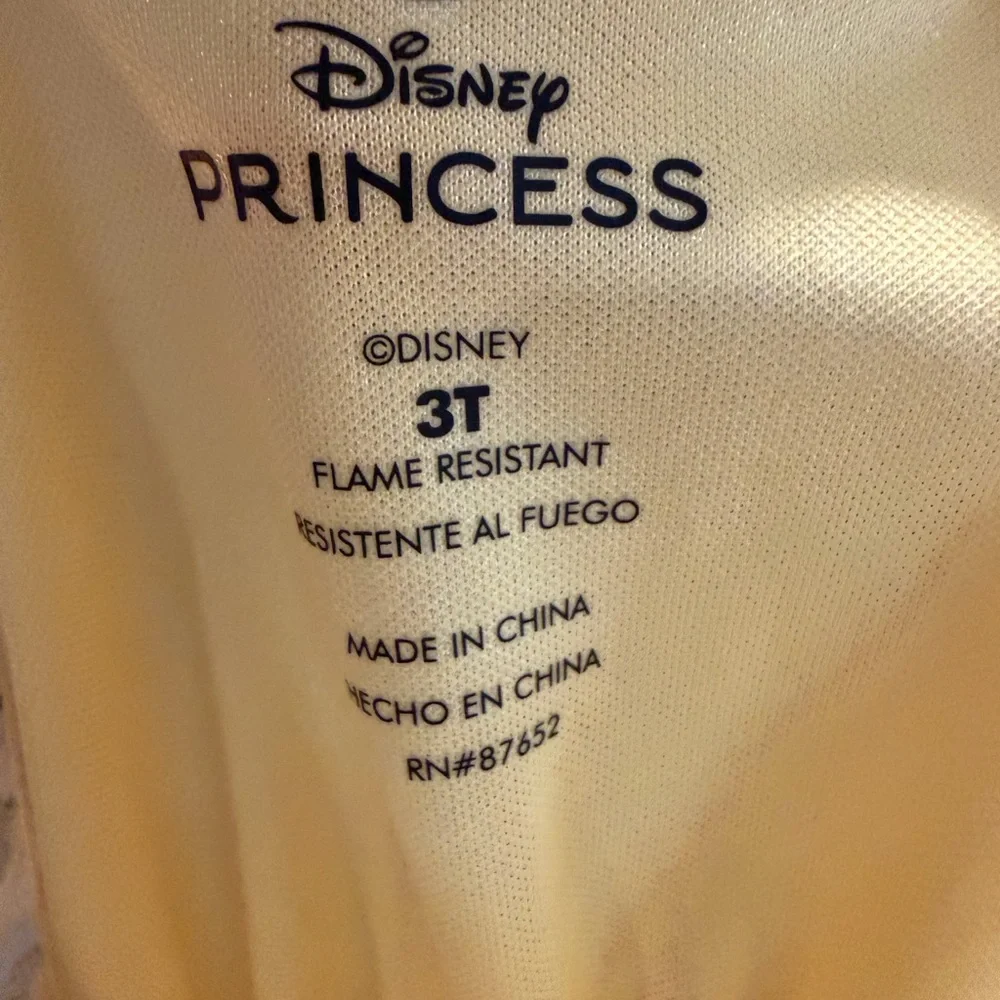 Yellow Princess night gown 3t with Pink Accents - Picture 6 of 6